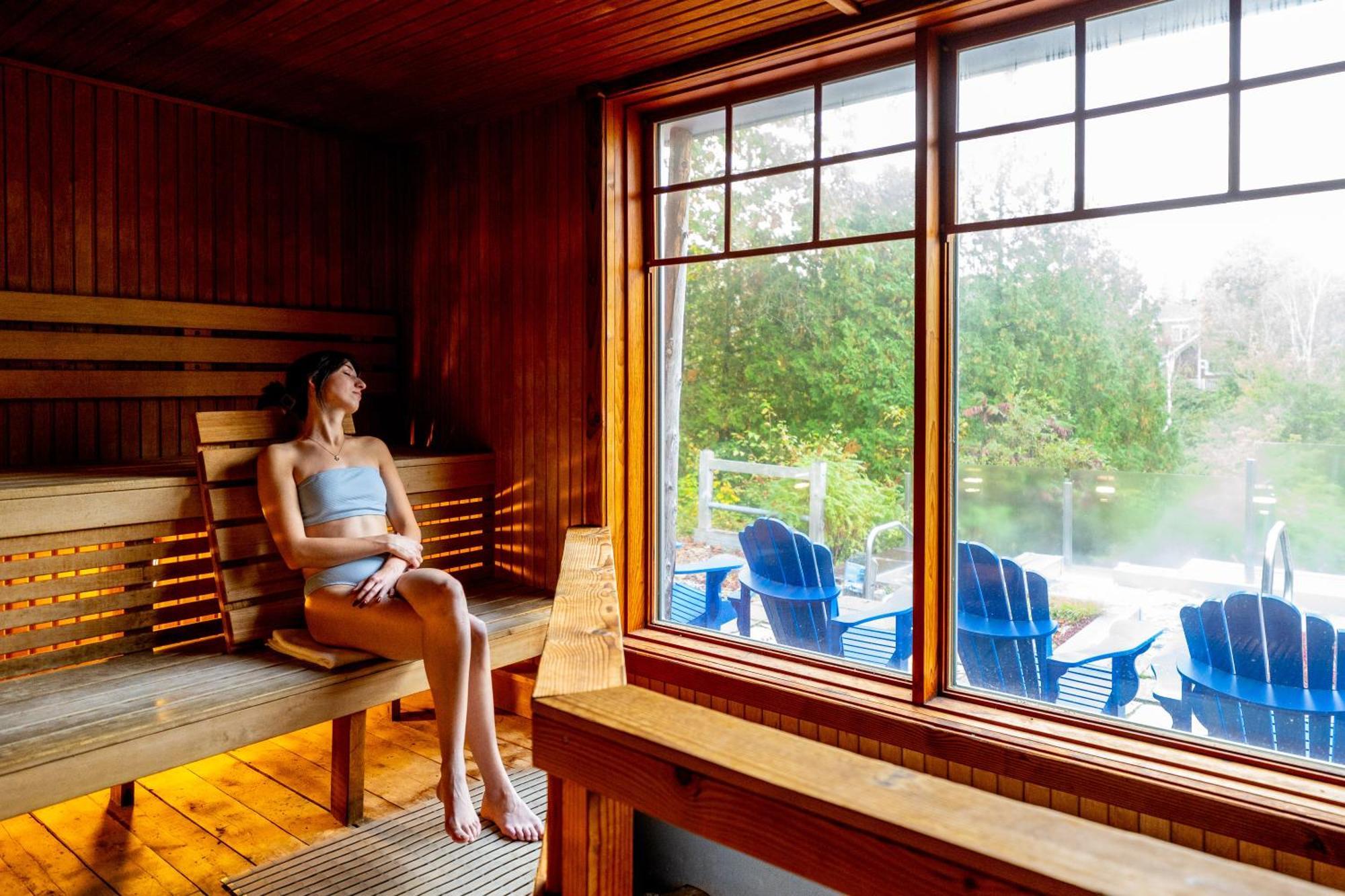 Le Baluchon Eco-Villegiature Saint-Paulin Bagian luar foto