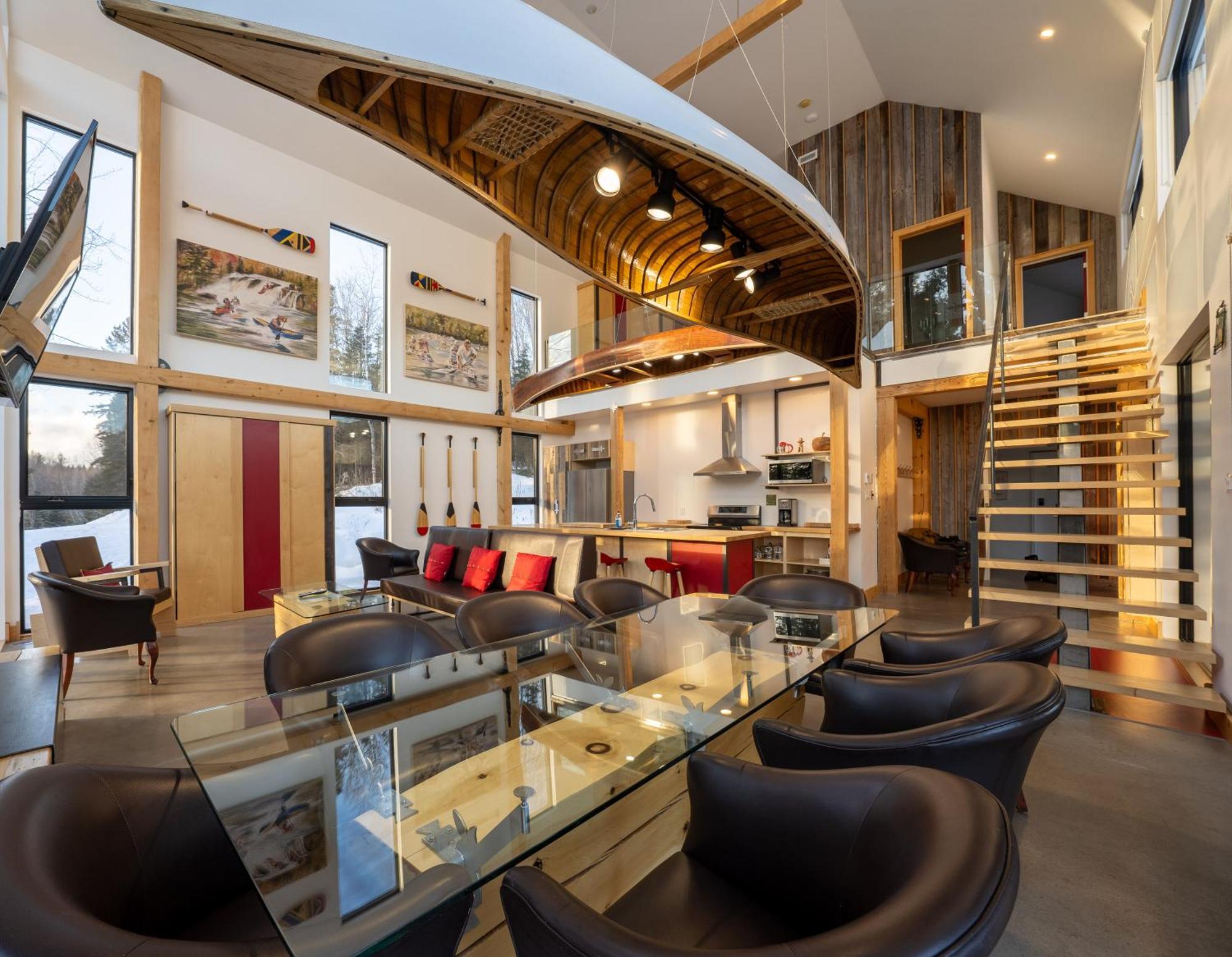 Le Baluchon Eco-Villegiature Saint-Paulin Bagian luar foto